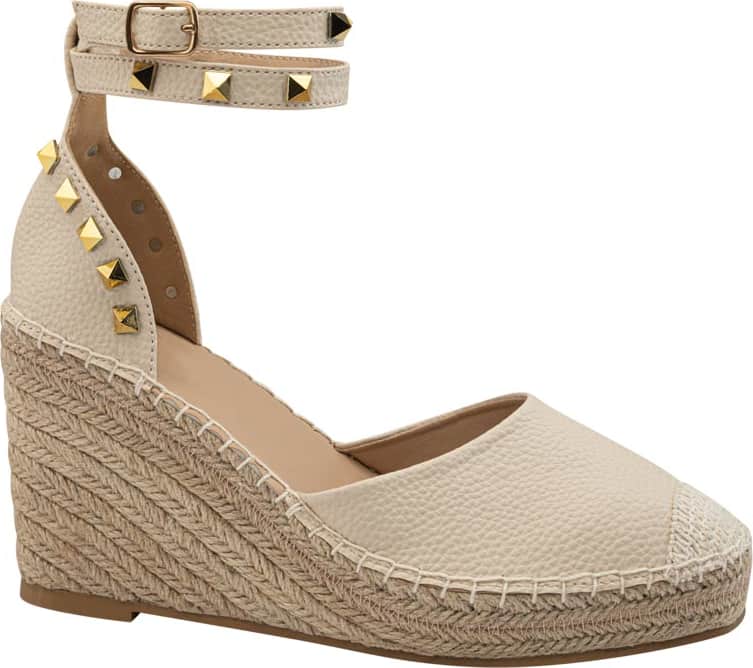 ALPARGATA CUÑA CON ESTOPEROLES