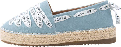 ALPARGATA CON TIRAS ESTAMPADAS