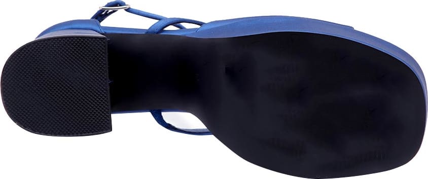 SANDALIA TACÓN PLATAFORMA MONOCOLOR