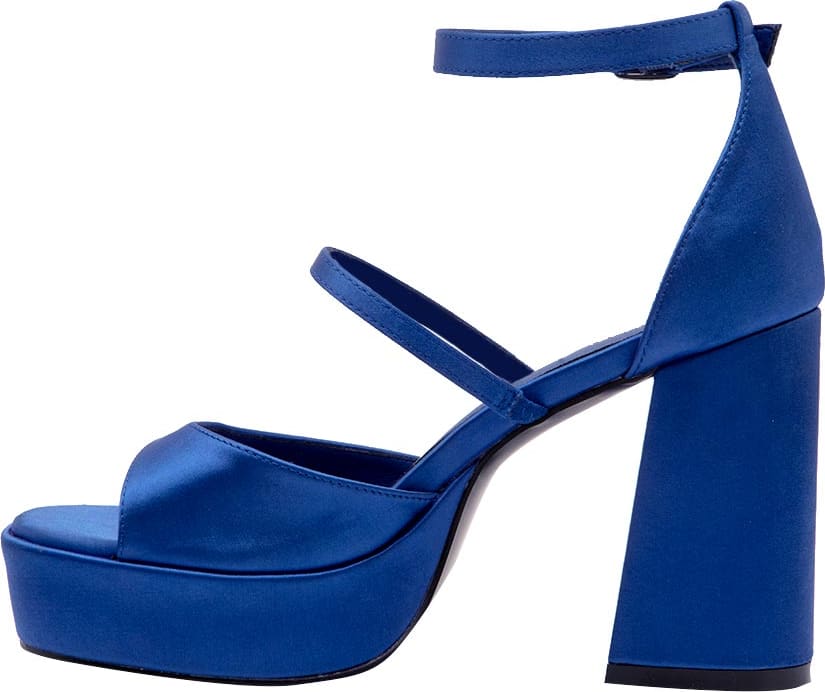 SANDALIA TACÓN PLATAFORMA MONOCOLOR