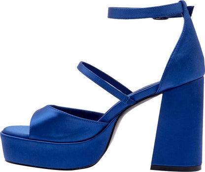 SANDALIA TACÓN PLATAFORMA MONOCOLOR