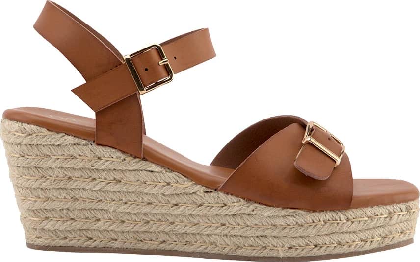 SANDALIA PLATAFORMA YUTE HEBILLA