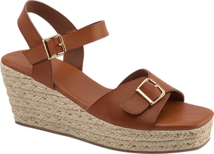 SANDALIA PLATAFORMA YUTE HEBILLA