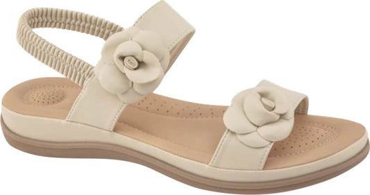 SANDALIA CONFORT FLORES