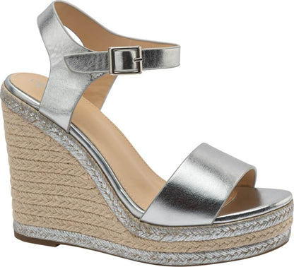 SANDALIA PLATAFORMA YUTE METÁLICA