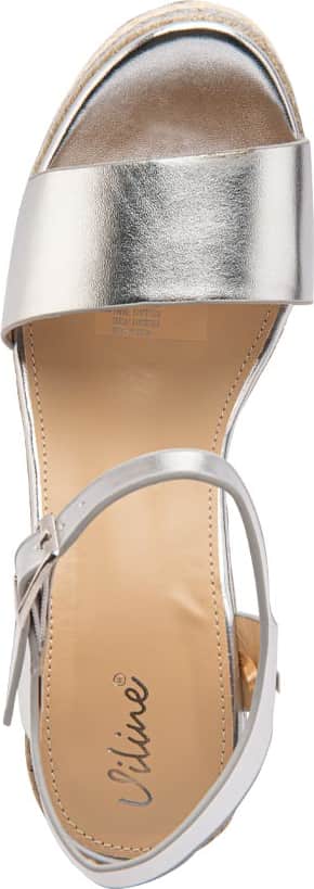 SANDALIA PLATAFORMA YUTE METÁLICA