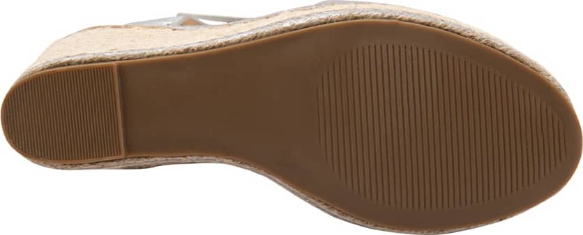 SANDALIA PLATAFORMA YUTE METÁLICA