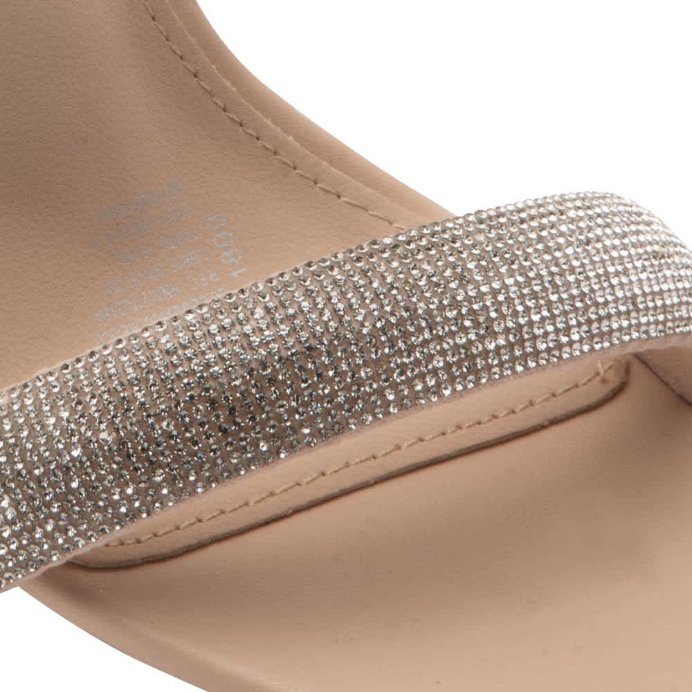 SANDALIA TACÓN DELGADO PIEDRAS