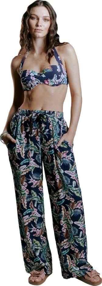 PANTALON CASUAL PIERNA ANCHA CINTURA ALTA