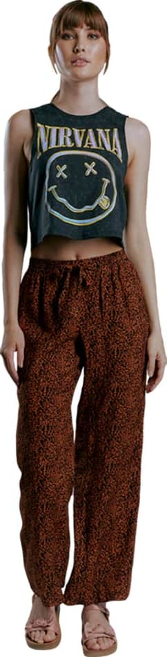 PANTALON CASUAL PIERNA ANCHA CINTURA ALTA