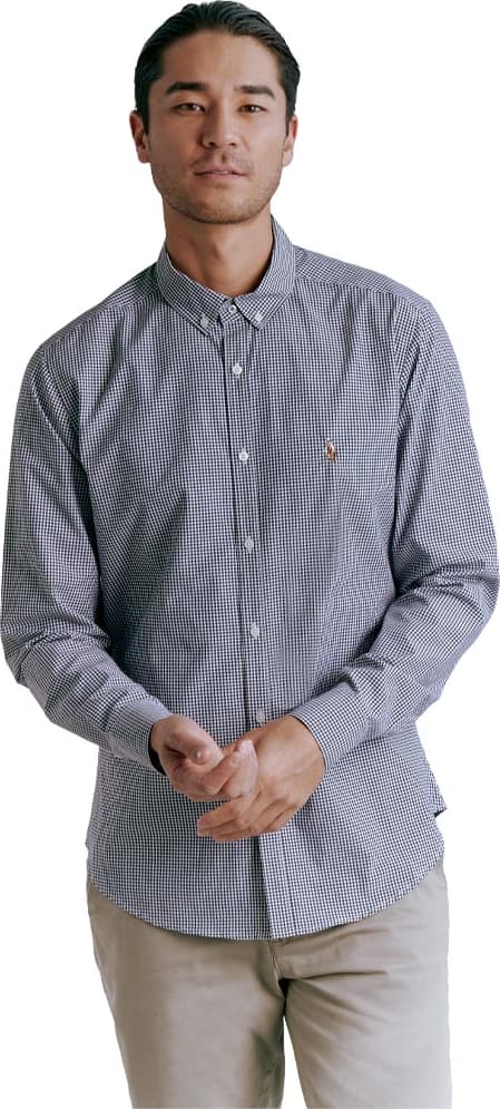 CAMISA REGULAR FIT DE POPELINA MANGA LARGA