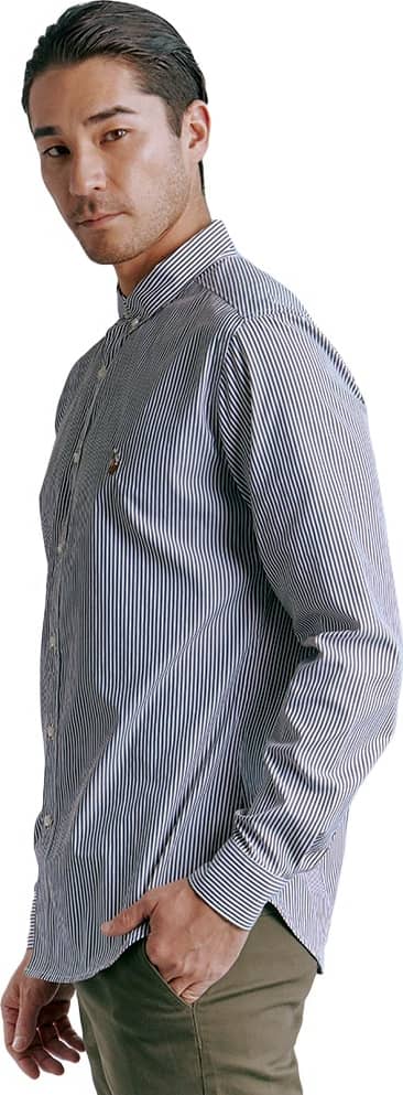 CAMISA REGULAR FIT DE POPELINA MANGA LARGA