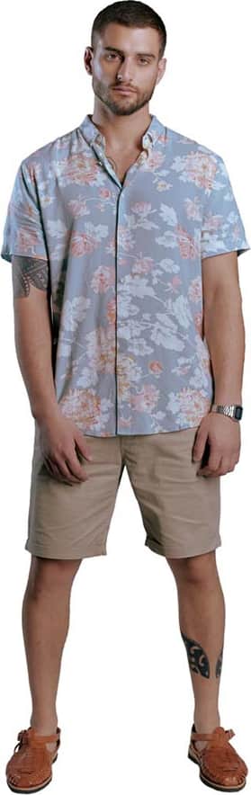 CAMISA DE VISCOSA MODA MANGA CORTA