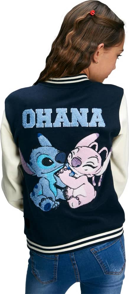 SUDADERA BEISBOLERA STITCH