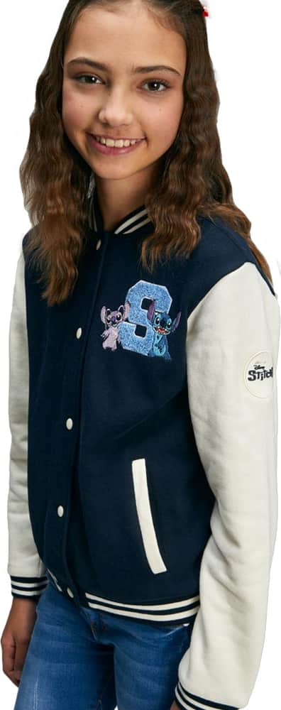 SUDADERA BEISBOLERA STITCH