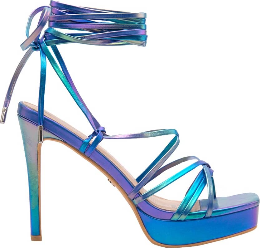 SANDALIA PLATAFORMA TACÓN AMARRE