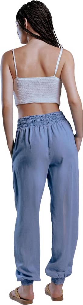 Pantalon casual dama azul Holly Land modelo 2876