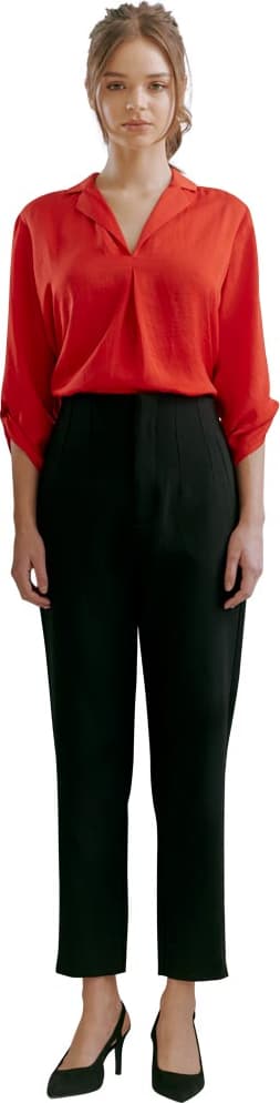 PANTALON DE VESTIR CORTE RECTO CINTURA REGULAR