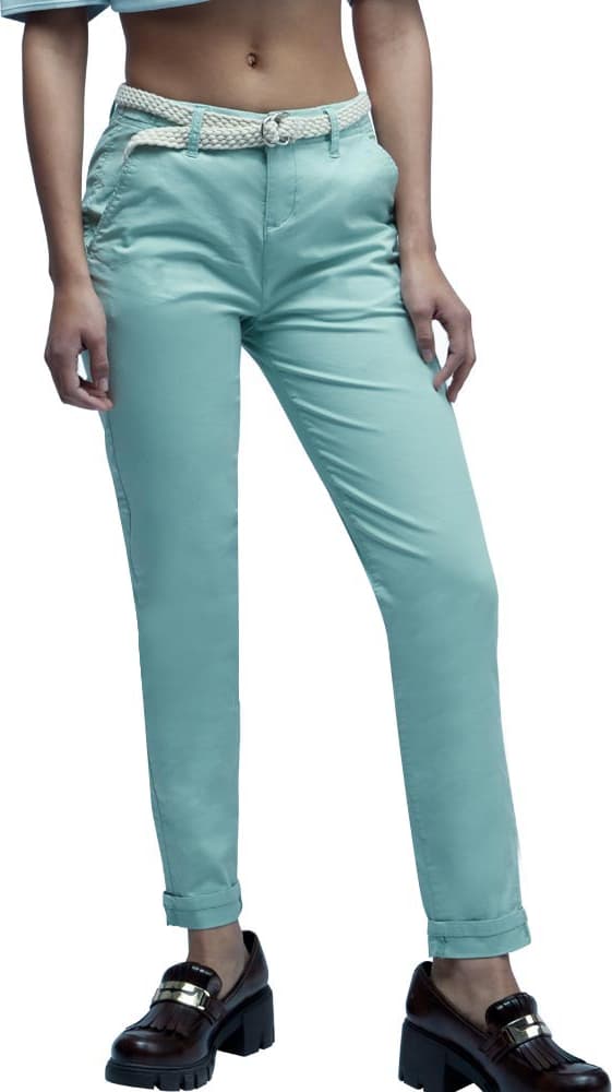 PANTALON CASUAL CORTE SKINNY CINTURA ALTA
