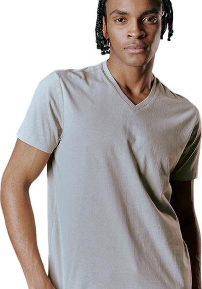 PLAYERA BASICA MANGA CORTA CUELLO V