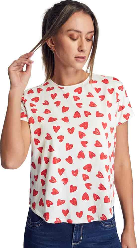 PLAYERA ESTAMPADA MANGA CORTA