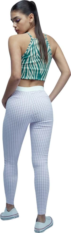 PANTALON CASUAL CORTE SKINNY CINTURA ALTA