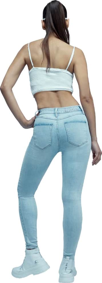 JEANS SÚPER SKINNY CINTURA ALTA