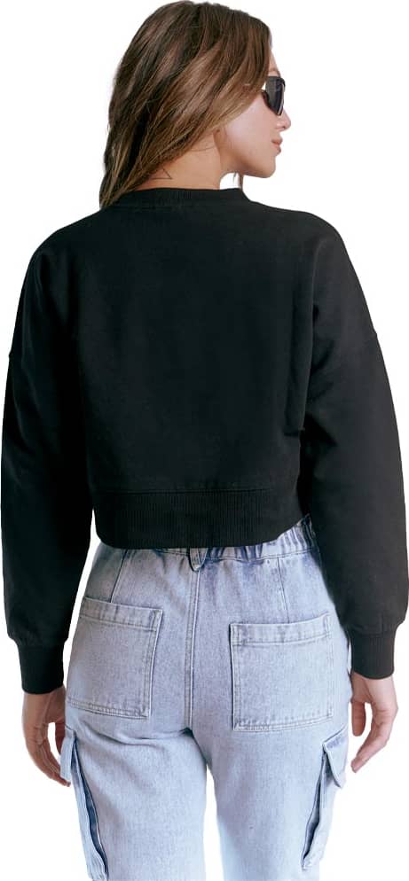 SUDADERA DE MODA CROPPED