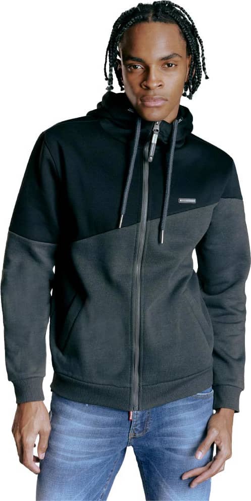 SUDADERA BASICA C/CIERRE CON CAPUCHA