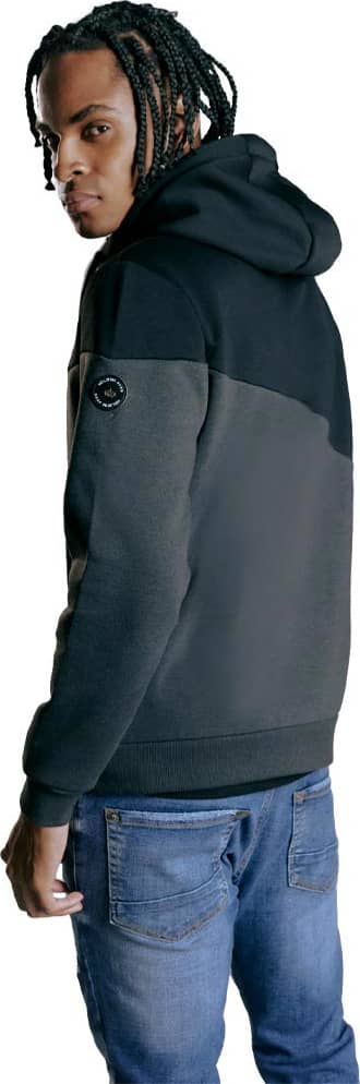 SUDADERA BASICA C/CIERRE CON CAPUCHA