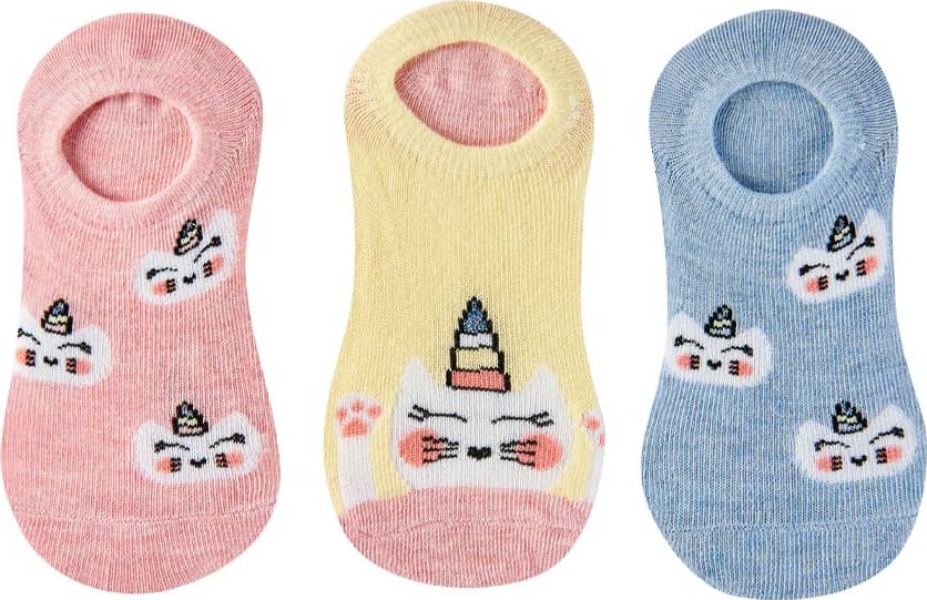 CALCETAS 3PAR PROTECTOPIE NIÑA FANTASIA