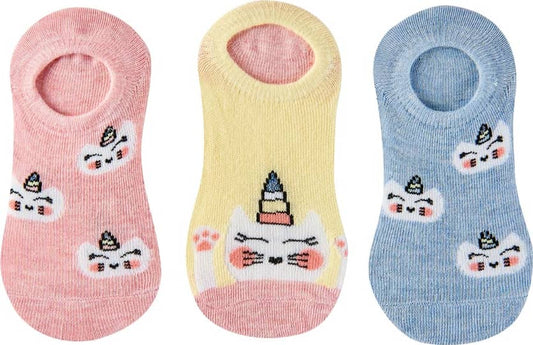 CALCETAS 3PAR PROTECTOPIE NIÑA FANTASIA
