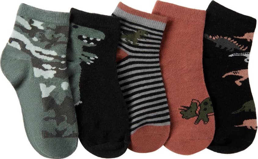 CALCETAS 5PAR TIN FANTASIA NIÑO