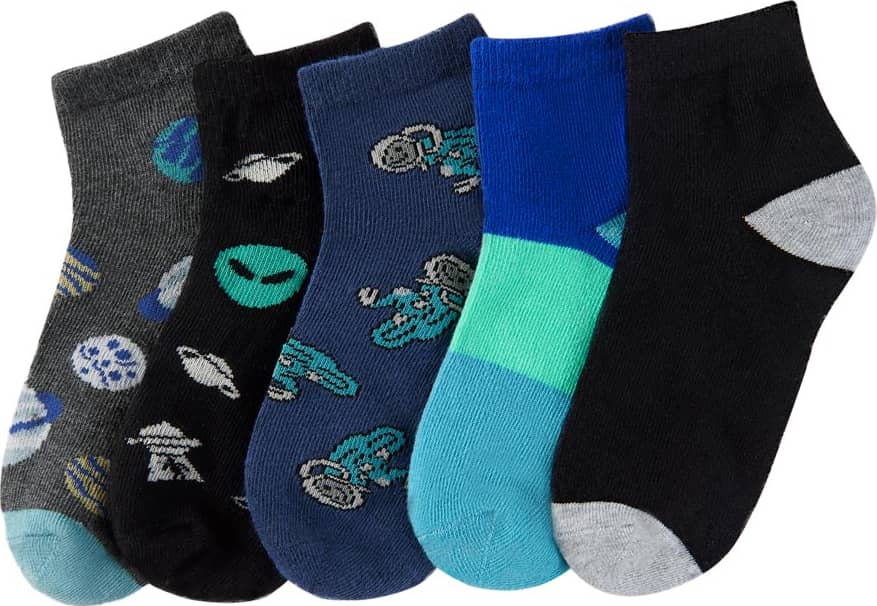 CALCETAS 5PAR TIN FANTASIA NIÑO