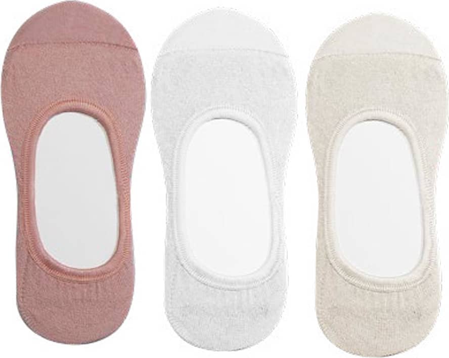 SET 3 PARES TIN INVISIBLE DE DAMA CON ACABADO DE ALGODÓN