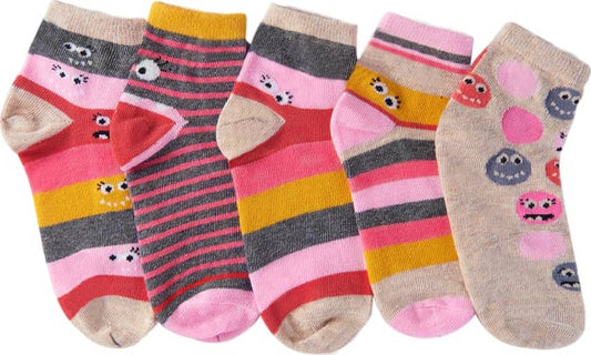 CALCETAS 5PAR TINES NIÑA FANTASIA
