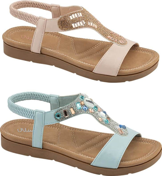 KIT SANDALIA PLANAS PIEDRAS