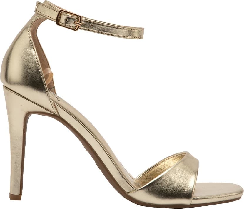 SANDALIA TACÓN DELGADO METÁLICO