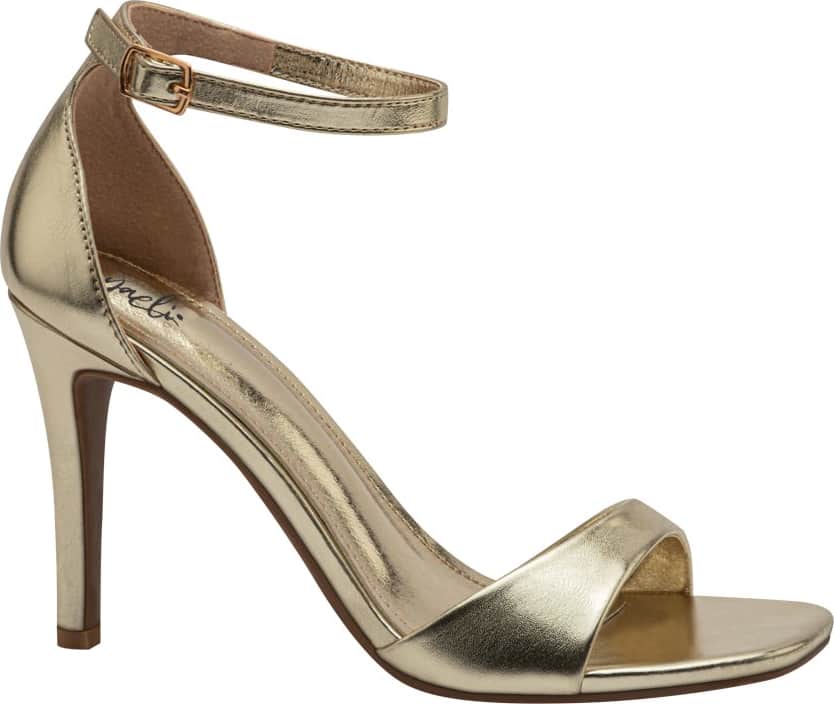 SANDALIA TACÓN DELGADO METÁLICO