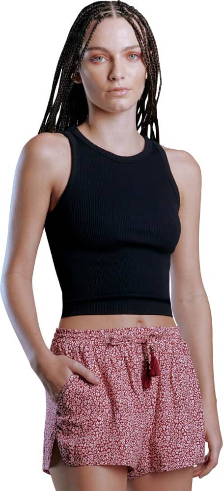 CROP TOP CUELLO REDONDO