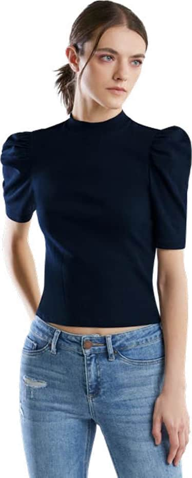 BLUSA CUELLO REDONDO