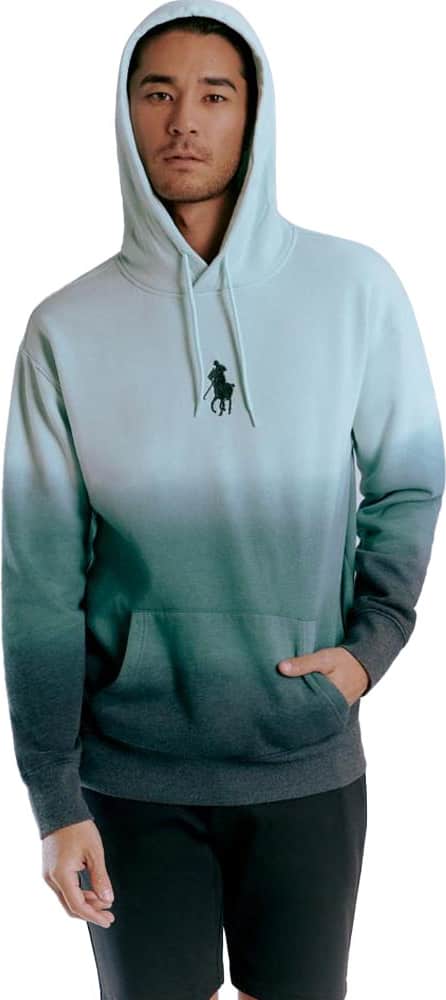 SUDADERA DE MODA DEGRADADA CON CAPUCHA