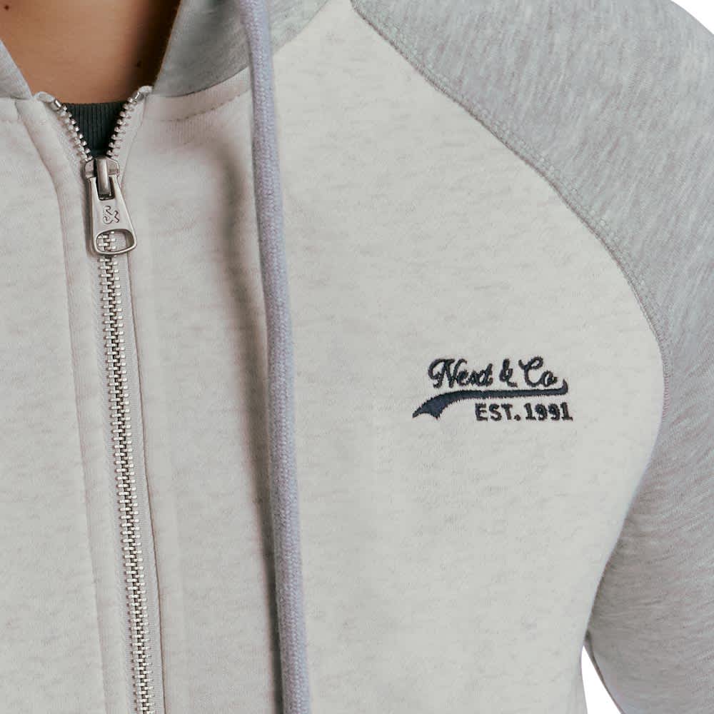 SUDADERA EN COMBINACION CON CAPUCHA