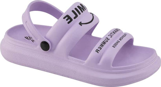 SANDALIA PARA BAÑO MONOCOLOR FRASE