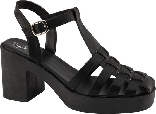 SANDALIA PLATAFORMA TACÓN MONOCOLOR