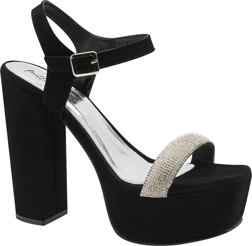 SANDALIA TACÓN PLATAFORMA BRILLOS