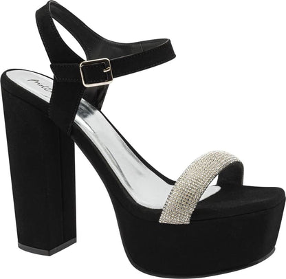 SANDALIA TACÓN PLATAFORMA BRILLOS