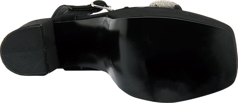 SANDALIA TACÓN PLATAFORMA BRILLOS