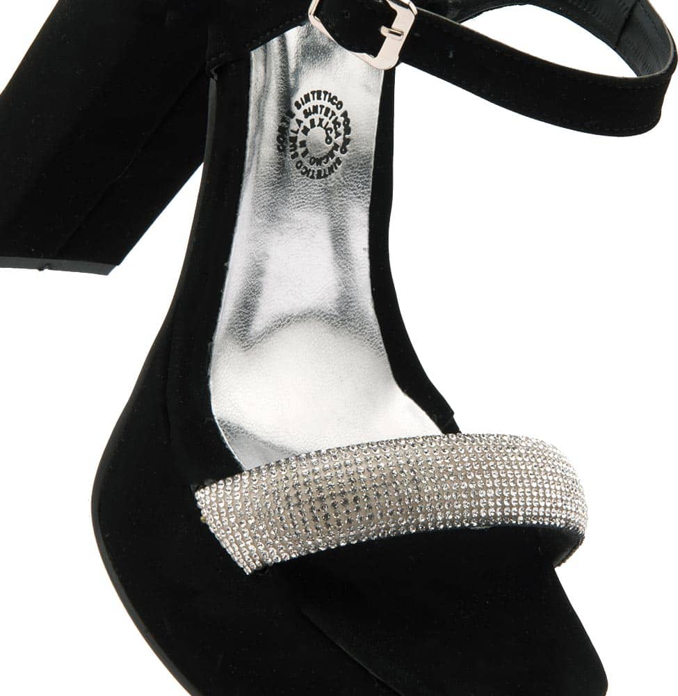 SANDALIA TACÓN PLATAFORMA BRILLOS