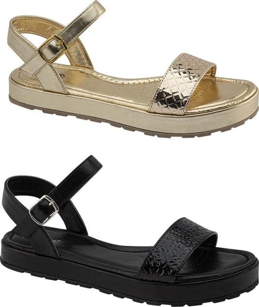 KIT SANDALIA PLANA GRABADA